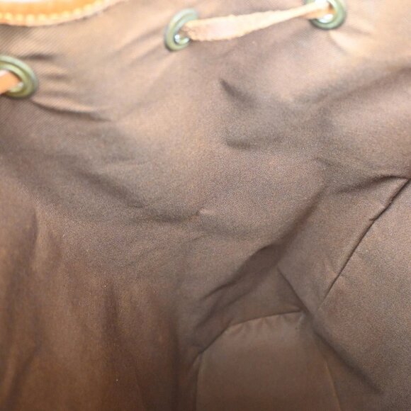 LOUIS VUITTON Montsouris GM Backpack Bag Monogram Leather Brown - Picture 12 of 15